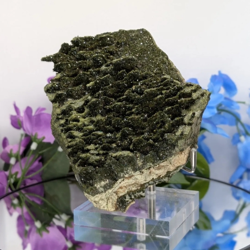 Forest Epidote & Quartz